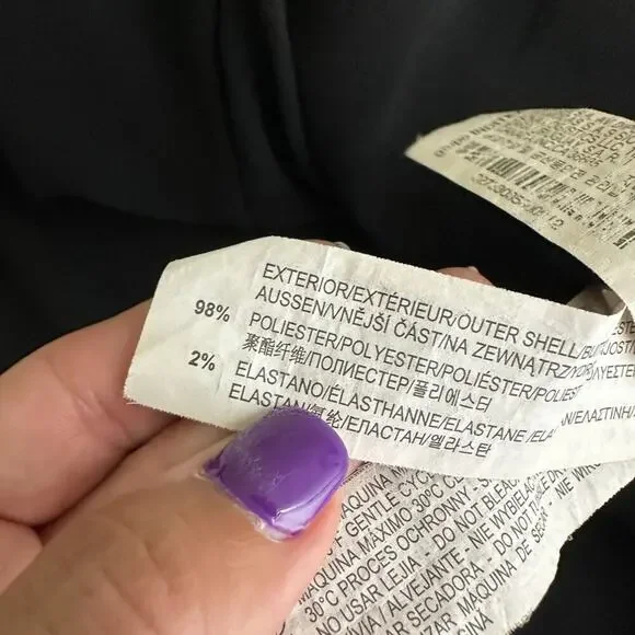 2/$30 ZARA Basic Halter Midi Slip Dress Black XS #A0667 - Picture 7 of 8